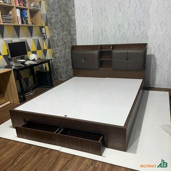Giường ngủ MDF 1m6 x 2m giá rẻ GN021
