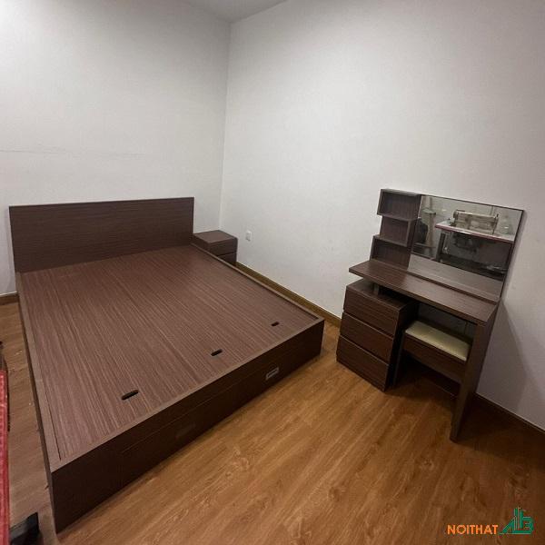 Giường ngủ 1m6 x 2m vs bàn phấn GN083