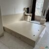 Giường ngủ 1m6 x 2m vs bàn phấn vân sồi GN084