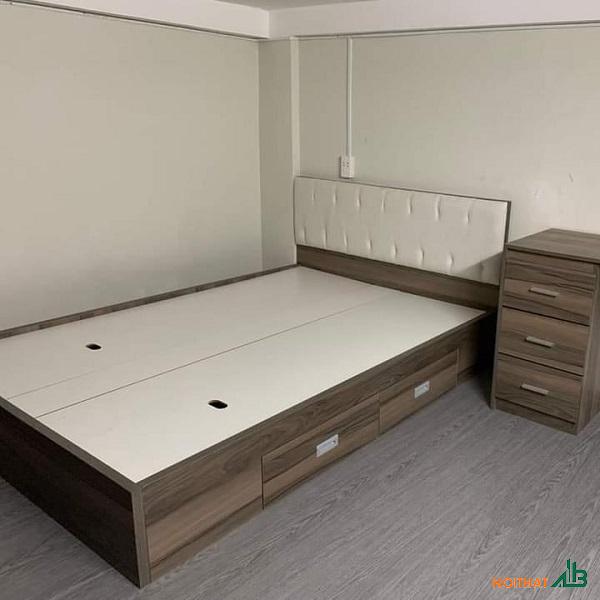 Giường ngủ 2 ngăn kéo 1m4 giá rẻ GN035