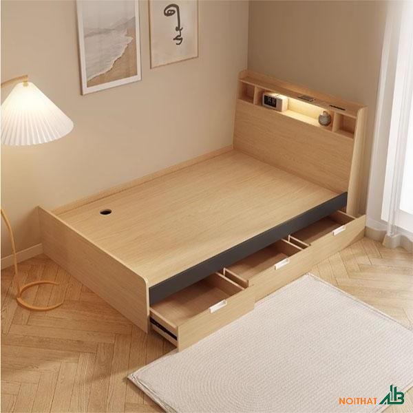 Giường ngủ 3 ngăn kéo 1m2 giá rẻ GN033