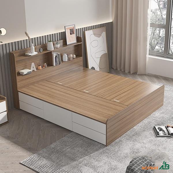 Giường ngủ cao cấp có ngăn kéo GN047