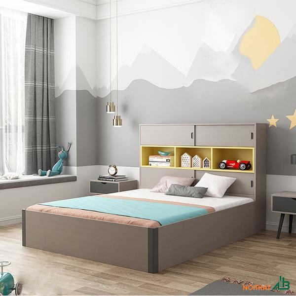 Giường ngủ gỗ cao cấp 1m2 x 2m GN049