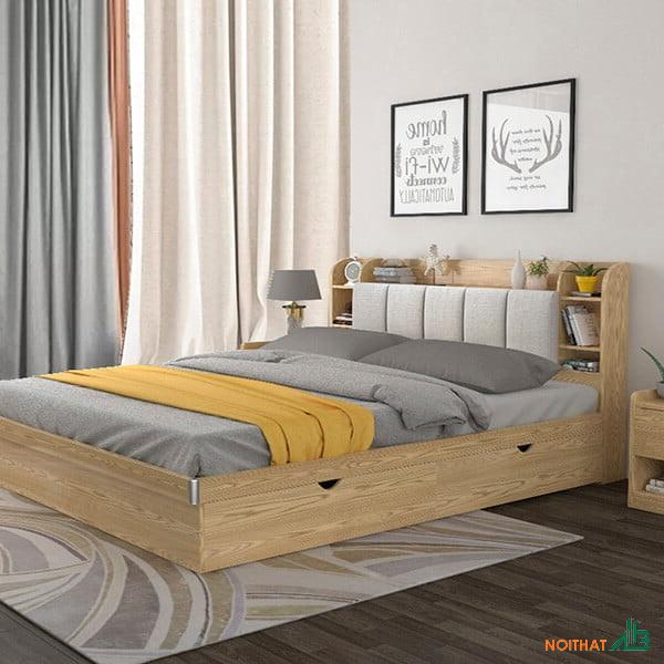 Giường ngủ gỗ cao cấp 1m6 x 2m GN050