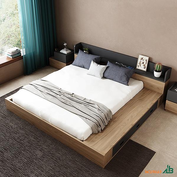 Giường ngủ gỗ công nghiệp 2m x 2m GN051