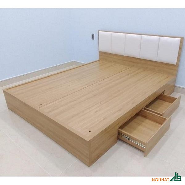 Giường ngủ gỗ công nghiệp giá rẻ GN067
