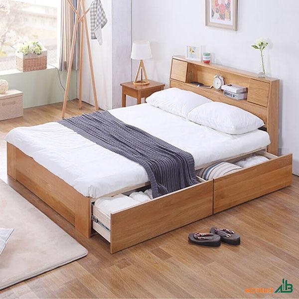 Giường ngủ hiện đại có ngăn kéo GN059