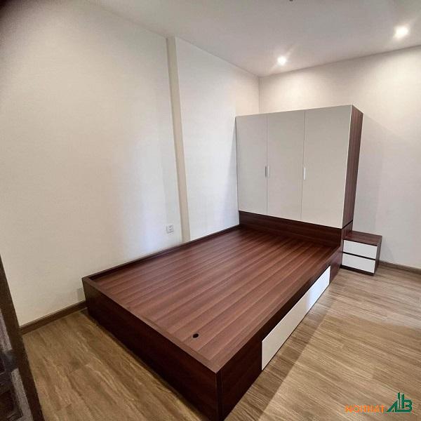Giường ngủ liền tủ áo GN041
