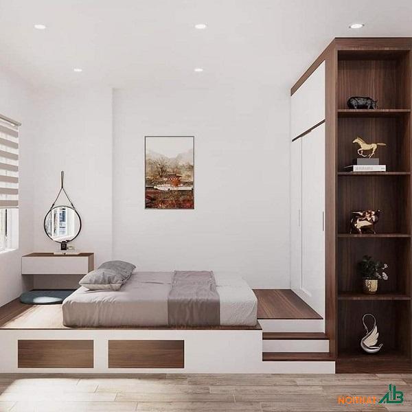 Giường ngủ liền tủ áo GN044