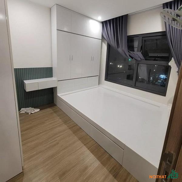 Giường ngủ liền tủ áo giá rẻ GN066