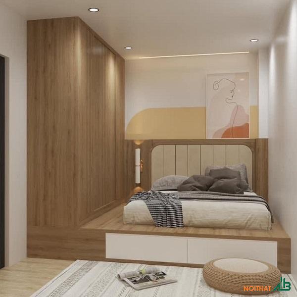 Giường ngủ liền tủ quần áo GN031