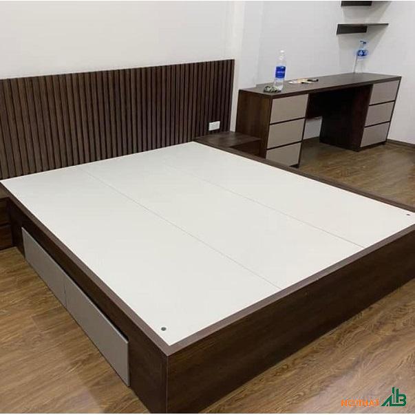 Giường ngủ vs bàn làm việc GN090