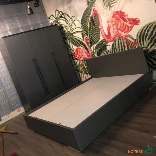 Giường ngủ vs tủ áo GN091