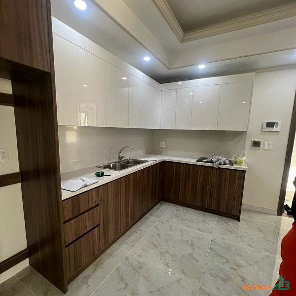 Tủ bếp chữ L cao cấp TB073