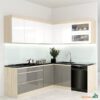 Tủ bếp chữ L giá rẻ TB024