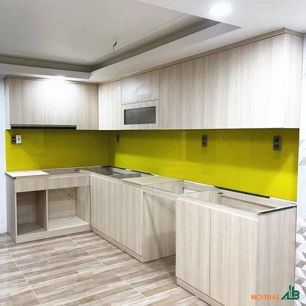 Tủ bếp chữ L giá rẻ TB066