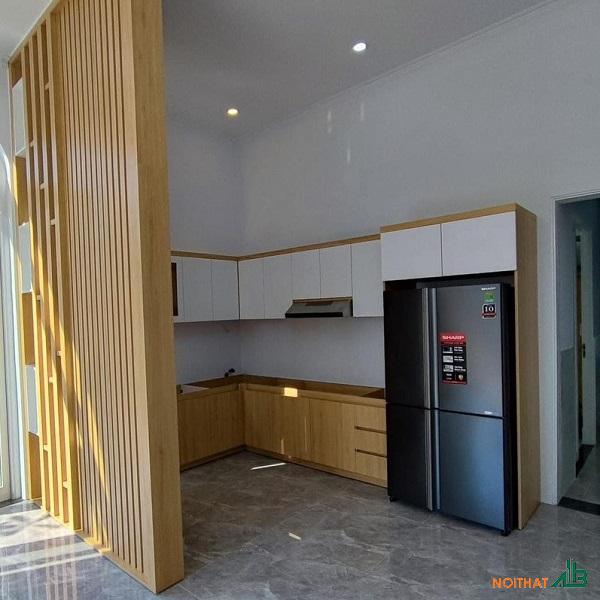 Tủ bếp chữ L giá rẻ TB067