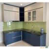 Tủ bếp chữ L nhỏ gọn giá rẻ TB059