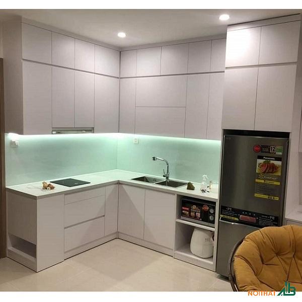 Tủ bếp kịch trần giá rẻ TB078