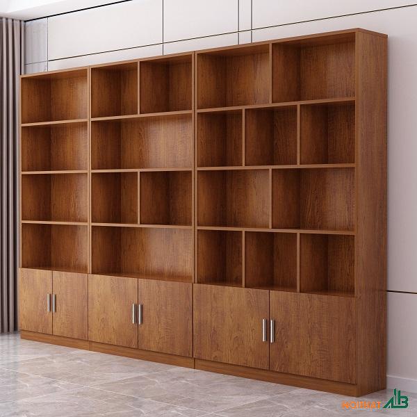Tủ hồ sơ nâu gỗ giá rẻ THS046