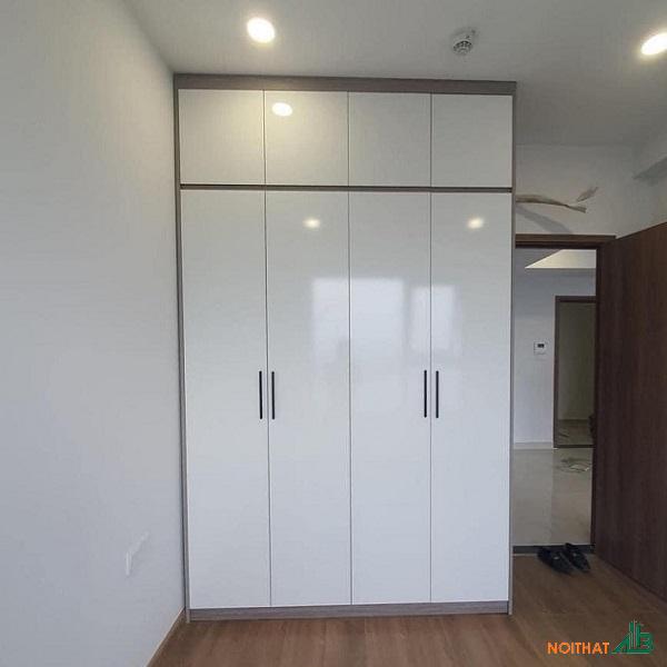 Tủ quần áo 1m4 đụng trần TQA121