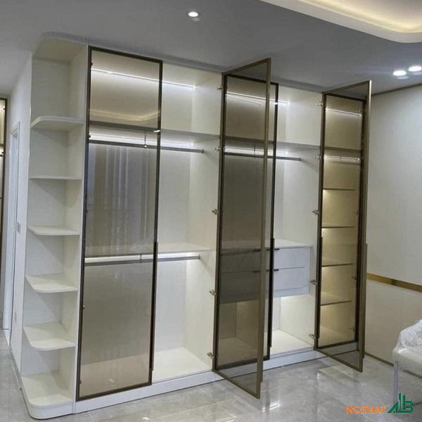 Tủ quần áo cánh kính cao cấp TQA125