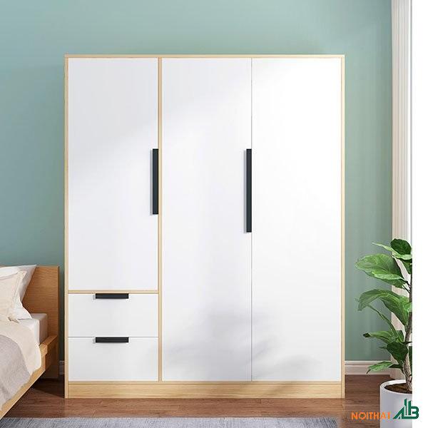Tủ quần áo gỗ 1m4 x 1m8 TQA093