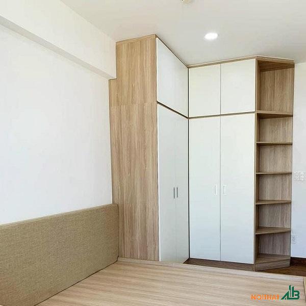 Tủ quần áo góc L đẹp TQA118