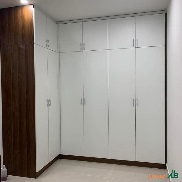 Tủ quần áo góc chữ L TQA066