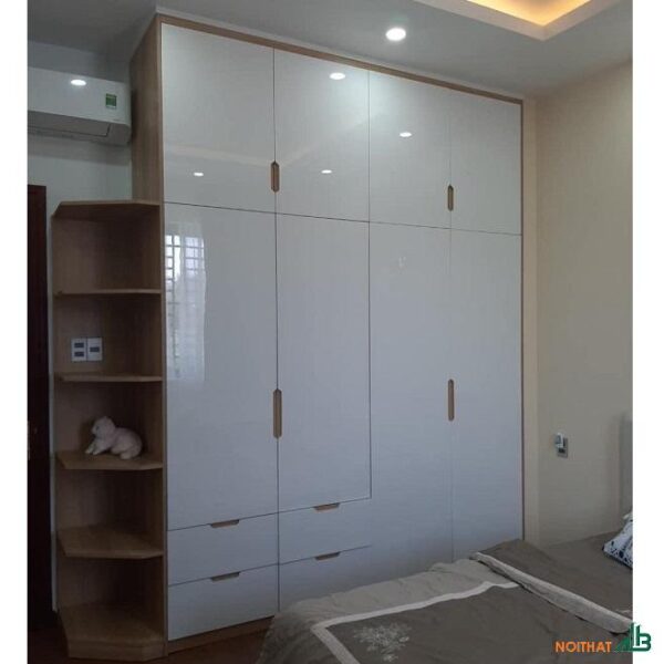 Tủ quần áo MDF kịch trần TQA064