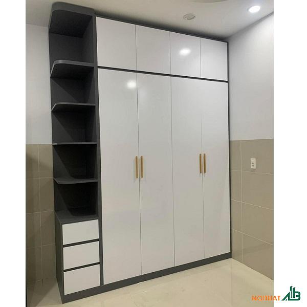 Tủ quần áo kịch trần giá rẻ TQA107