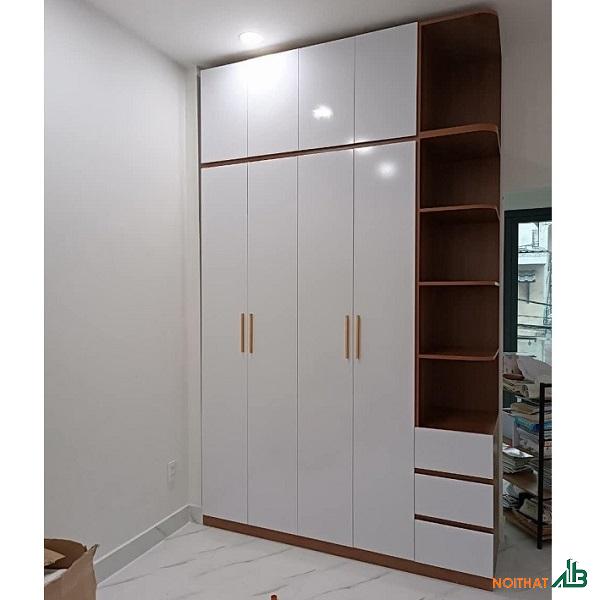 Tủ quần áo kịch trần giá rẻ TQA087