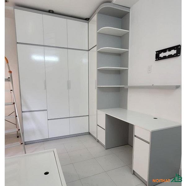 Tủ quần áo liền bàn học TQA073