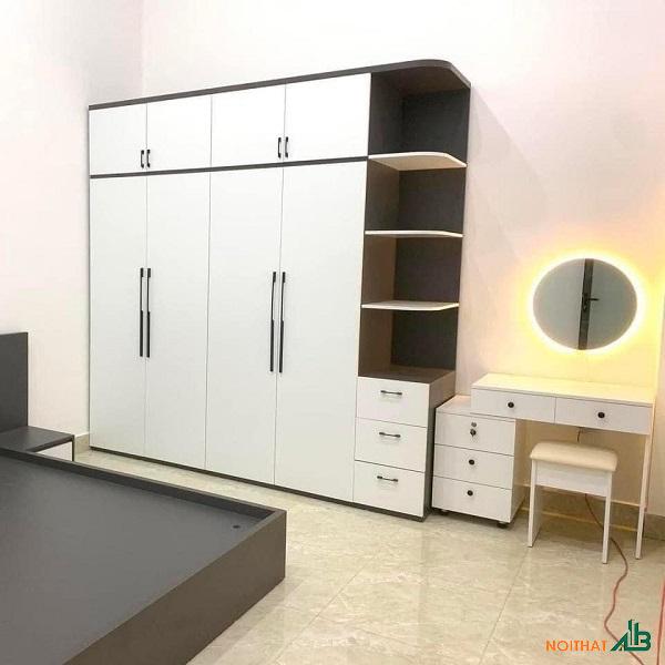 Tủ quần áo vs bàn trang điểm TQA068