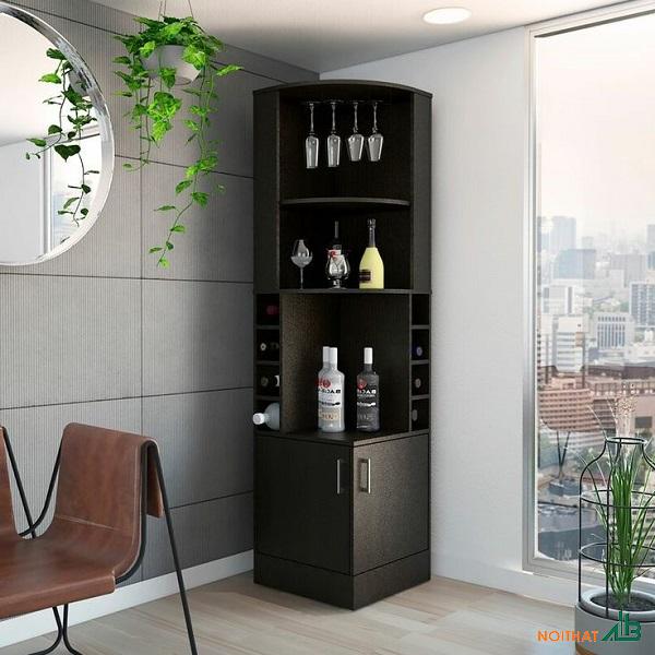 Tủ rượu góc tường giá rẻ TTB105