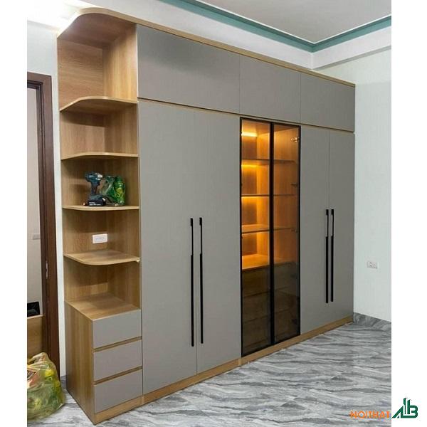 Tủ quần áo cao cấp 3m x 2m6 TQA127