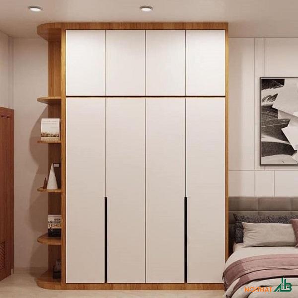 Tủ quần áo kịch trần 1m6 x 2m8 TQA128