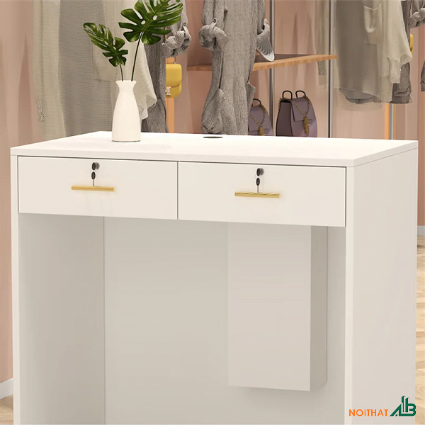 Bàn thu ngân 1m giá rẻ QTN028 - Ảnh 2