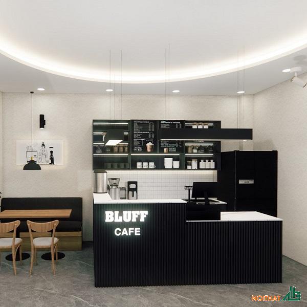 Quầy bar cafe đẹp giá rẻ QB096