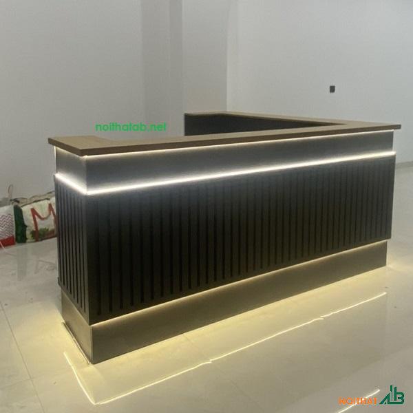 Quầy bar chữ L 2m4 x 2m2 QB093 - Ảnh 3