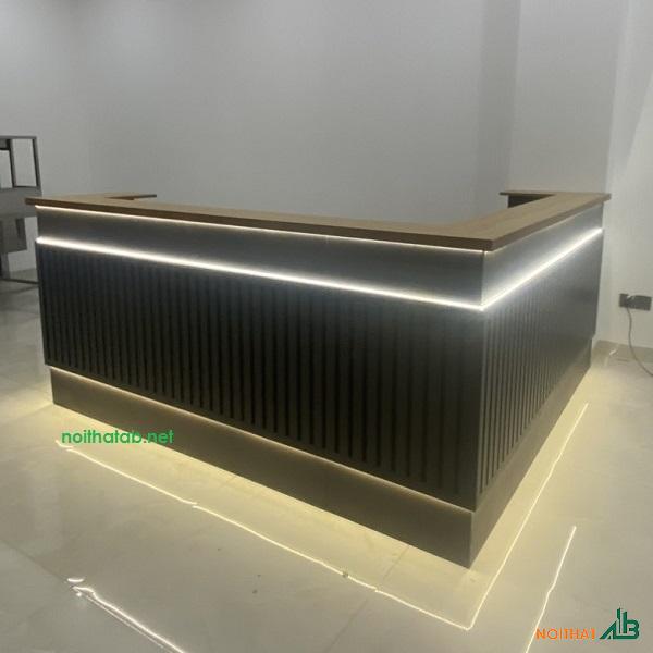 Quầy bar chữ L 2m4 x 2m2 QB093 - Ảnh 4