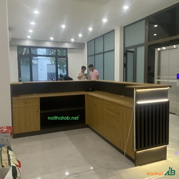 Quầy bar chữ L 2m4 x 2m2 QB093 - Ảnh 5