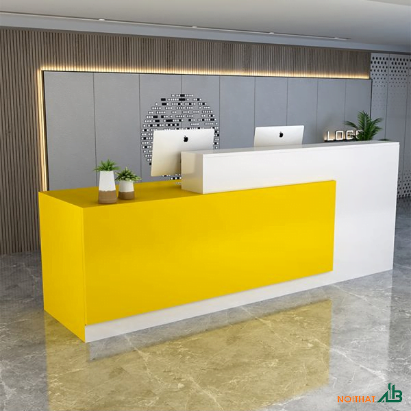 Quầy lễ tân văn phòng 2m QLT100