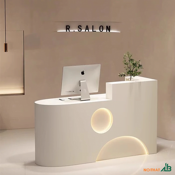 Quầy thu ngân 1m4 hiện đại QTN034