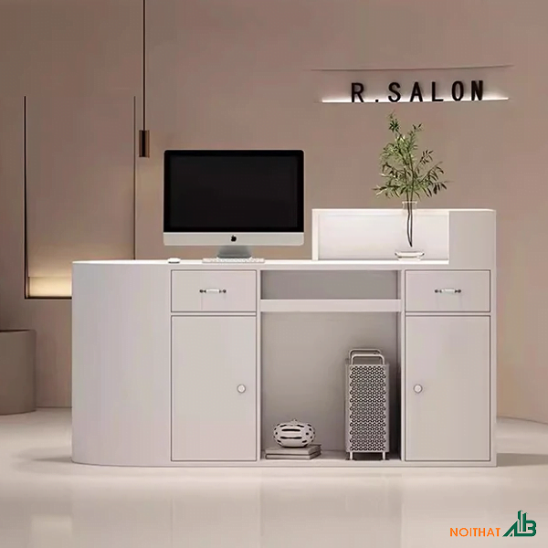 Quầy thu ngân 1m4 hiện đại QTN034 - Ảnh 4