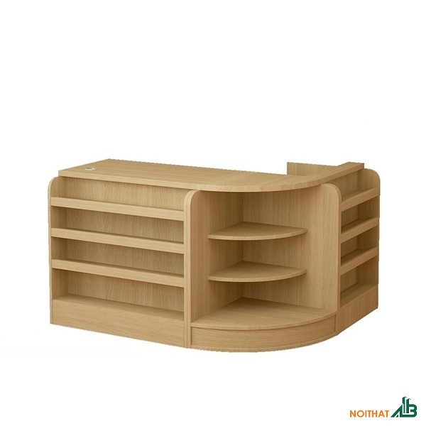 thi công quầy thu ngân siêu thị giá rẻ