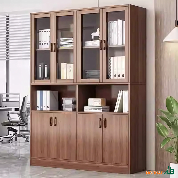Tủ hồ sơ 4 cánh kính THS053