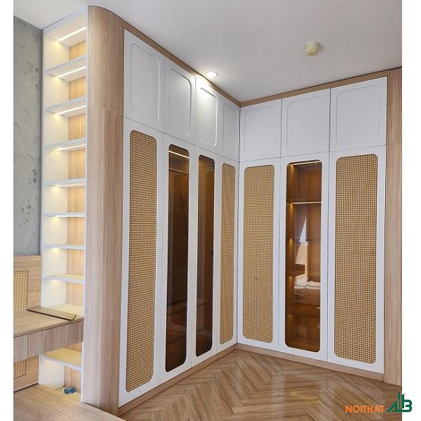 Tủ quần áo cánh mây cao cấp TQA134