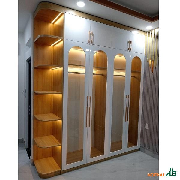 Tủ quần áo cánh kính đẹp TQA138