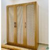 Tủ quần áo gỗ 3 cánh mây giá rẻ TQA140